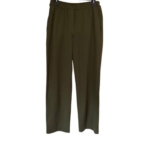 Lululemon Smooth Fit Wide-Leg Pants Dark Olive Green Women’s S 30" Inseam - Picture 1 of 8
